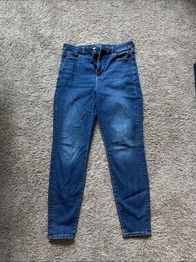 American Eagle Outfitters Women's Dark Blue Skinny Jeans